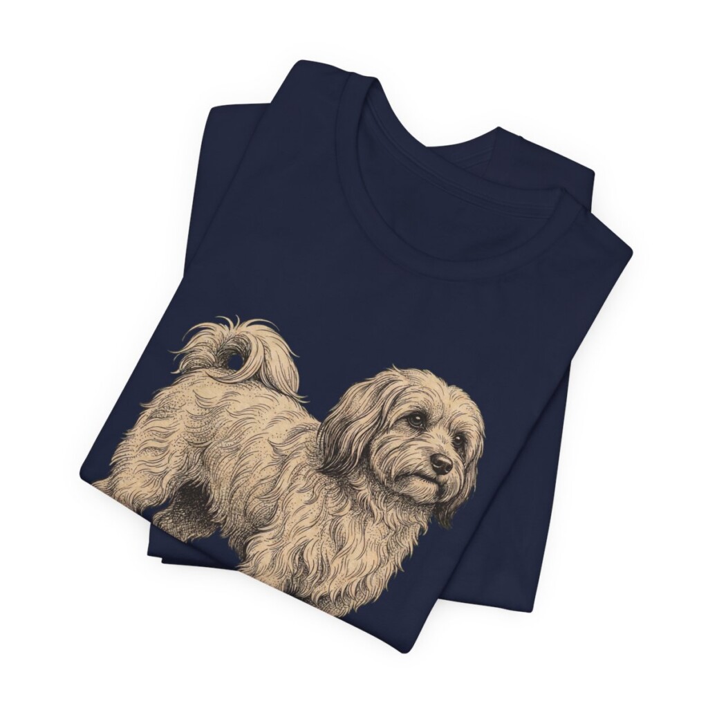 Havanese Dad Shirt, Vintage Dog Sketch Tee, Dog Dad Gift Havanese Dad Shirt, Vintage Dog Sketch Tee, Dog Dad Gift