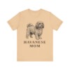 Havanese Mom Shirt, Vintage Dog Sketch Tee, Dog Mom Gift