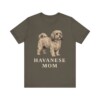Havanese Mom Shirt, Vintage Dog Sketch Tee, Dog Mom Gift