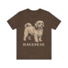 Havanese Lover Shirt, Vintage Dog Sketch Tee, Dog Lover Gift