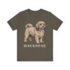 Havanese Lover Shirt, Vintage Dog Sketch Tee, Dog Lover Gift