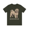 Havanese Lover Shirt, Vintage Dog Sketch Tee, Dog Lover Gift