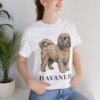 Havanese Lover Shirt, Vintage Dog Sketch Tee, Dog Lover Gift