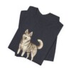 Siberian Husky Humor Shirt, Vintage Dog Sketch Tee, Dog Humor Gift