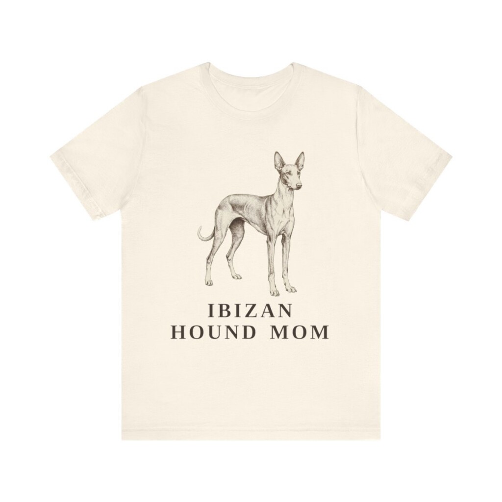 Ibizan Hound Mom Shirt, Vintage Dog Sketch Tee, Dog Mom Gift