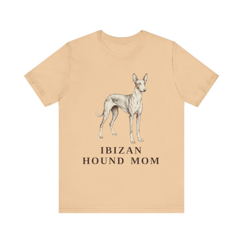 Ibizan Hound Mom Shirt, Vintage Dog Sketch Tee, Dog Mom Gift