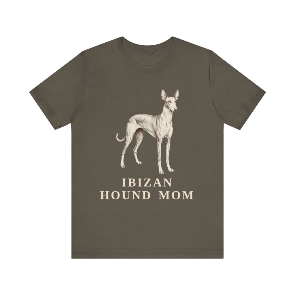 Ibizan Hound Mom Shirt, Vintage Dog Sketch Tee, Dog Mom Gift
