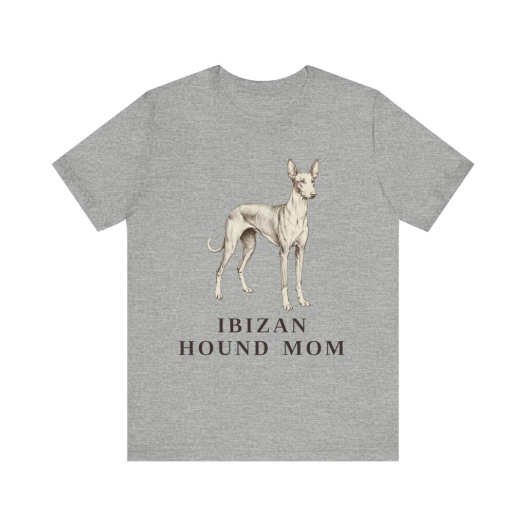 Ibizan Hound Mom Shirt, Vintage Dog Sketch Tee, Dog Mom Gift