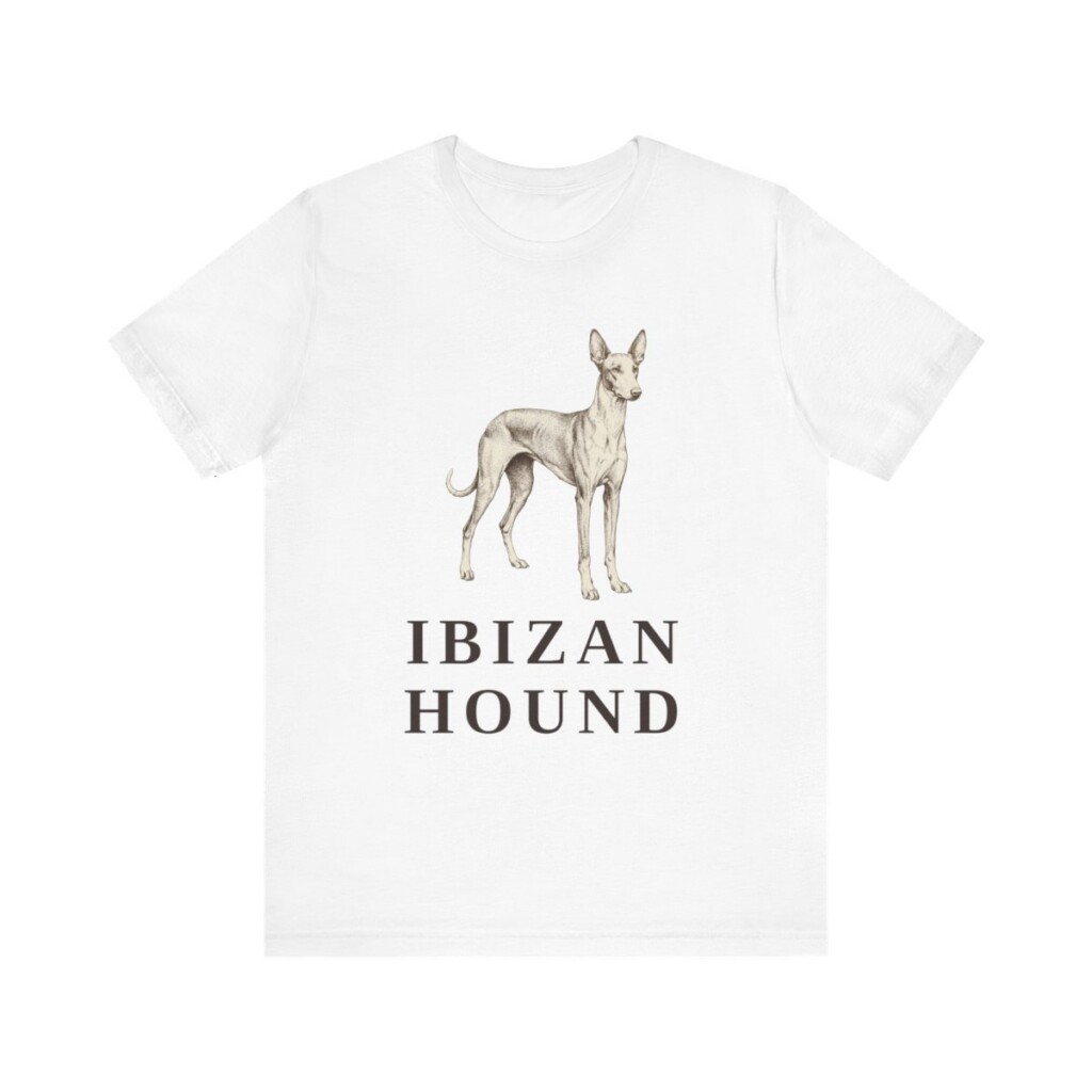 Ibizan Hound Lover Shirt, Vintage Dog Sketch Tee, Dog Lover Gift Ibizan Hound Lover Shirt, Vintage Dog Sketch Tee, Dog Lover Gift