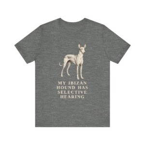 Ibizan Hound Humor Shirt, Vintage Dog Sketch Tee, Dog Humor Gift