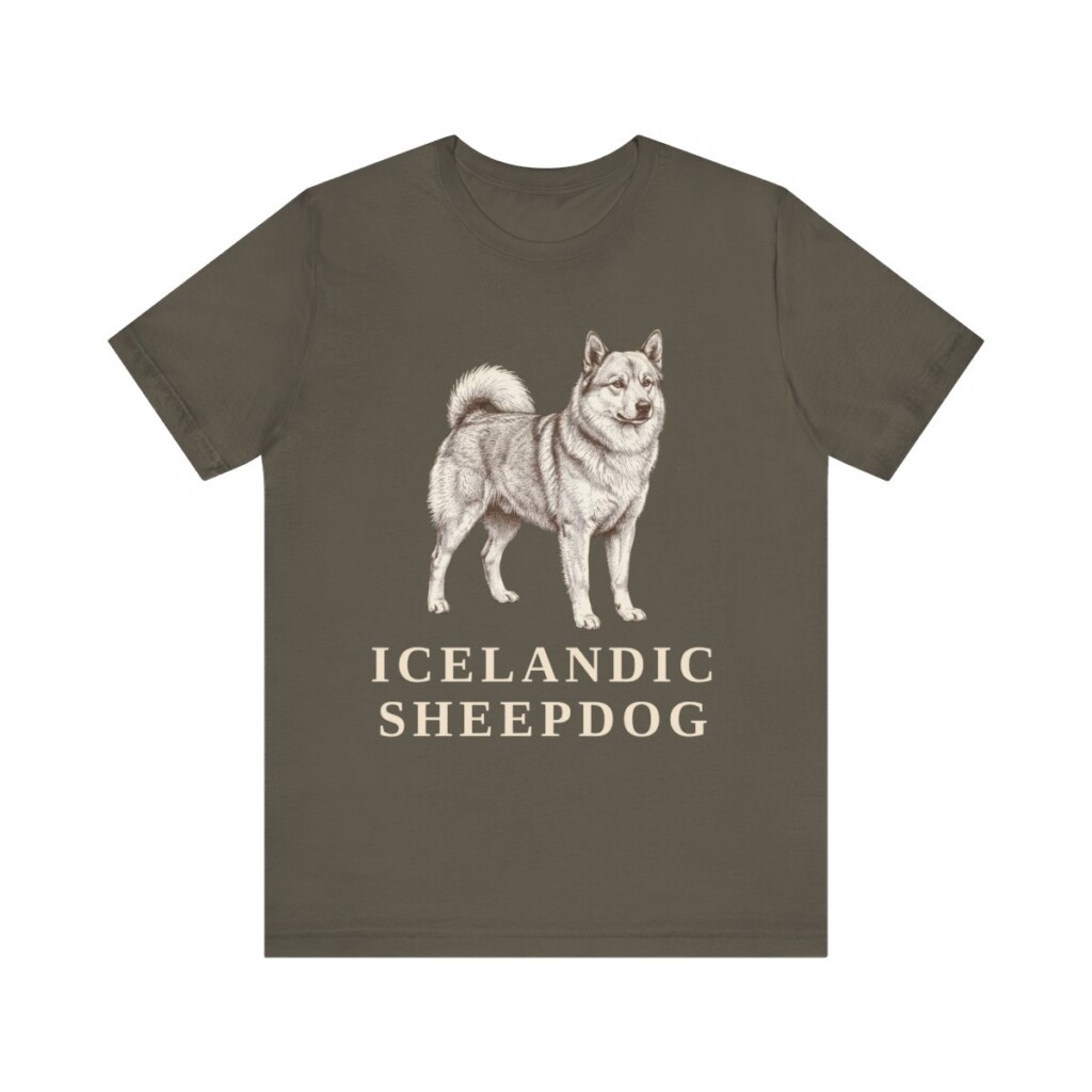 Icelandic Sheepdog Lover Shirt, Vintage Dog Sketch Tee, Dog Lover Gift Icelandic Sheepdog Lover Shirt, Vintage Dog Sketch Tee, Dog Lover Gift