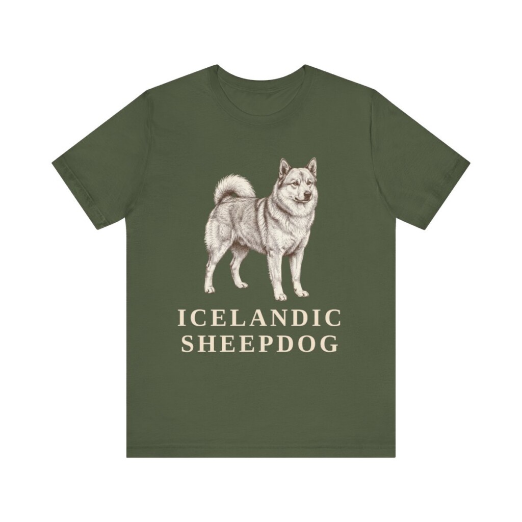 Icelandic Sheepdog Lover Shirt, Vintage Dog Sketch Tee, Dog Lover Gift Icelandic Sheepdog Lover Shirt, Vintage Dog Sketch Tee, Dog Lover Gift