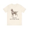 Irish Setter Dad Shirt, Vintage Dog Sketch Tee, Dog Dad Gift Irish Setter Dad Shirt, Vintage Dog Sketch Tee, Dog Dad Gift