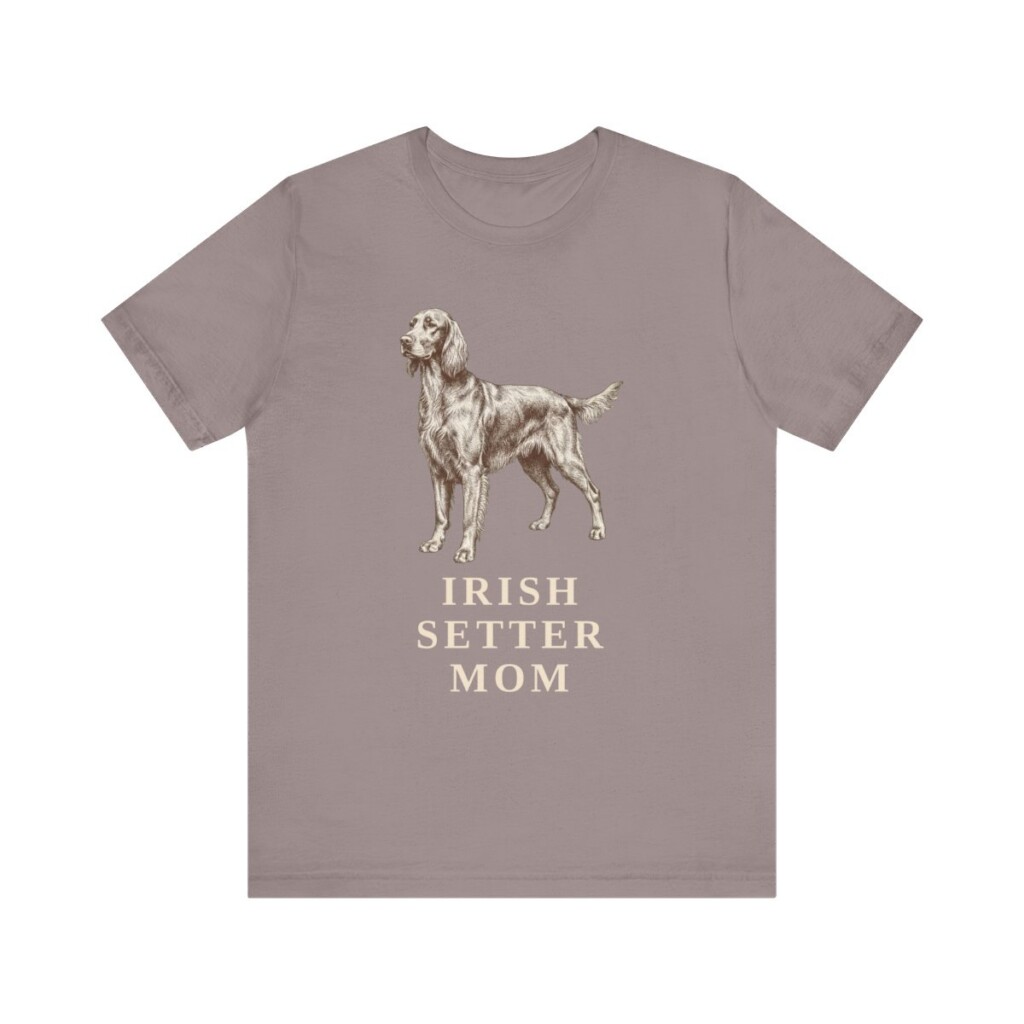 Irish Setter Mom Shirt, Vintage Dog Sketch Tee, Dog Mom Gift