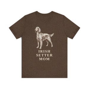 Irish Setter Mom Shirt, Vintage Dog Sketch Tee, Dog Mom Gift