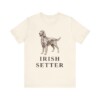 Irish Setter Lover Shirt, Vintage Dog Sketch Tee, Dog Lover Gift