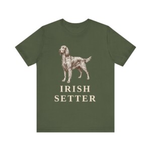 Irish Setter Lover Shirt, Vintage Dog Sketch Tee, Dog Lover Gift