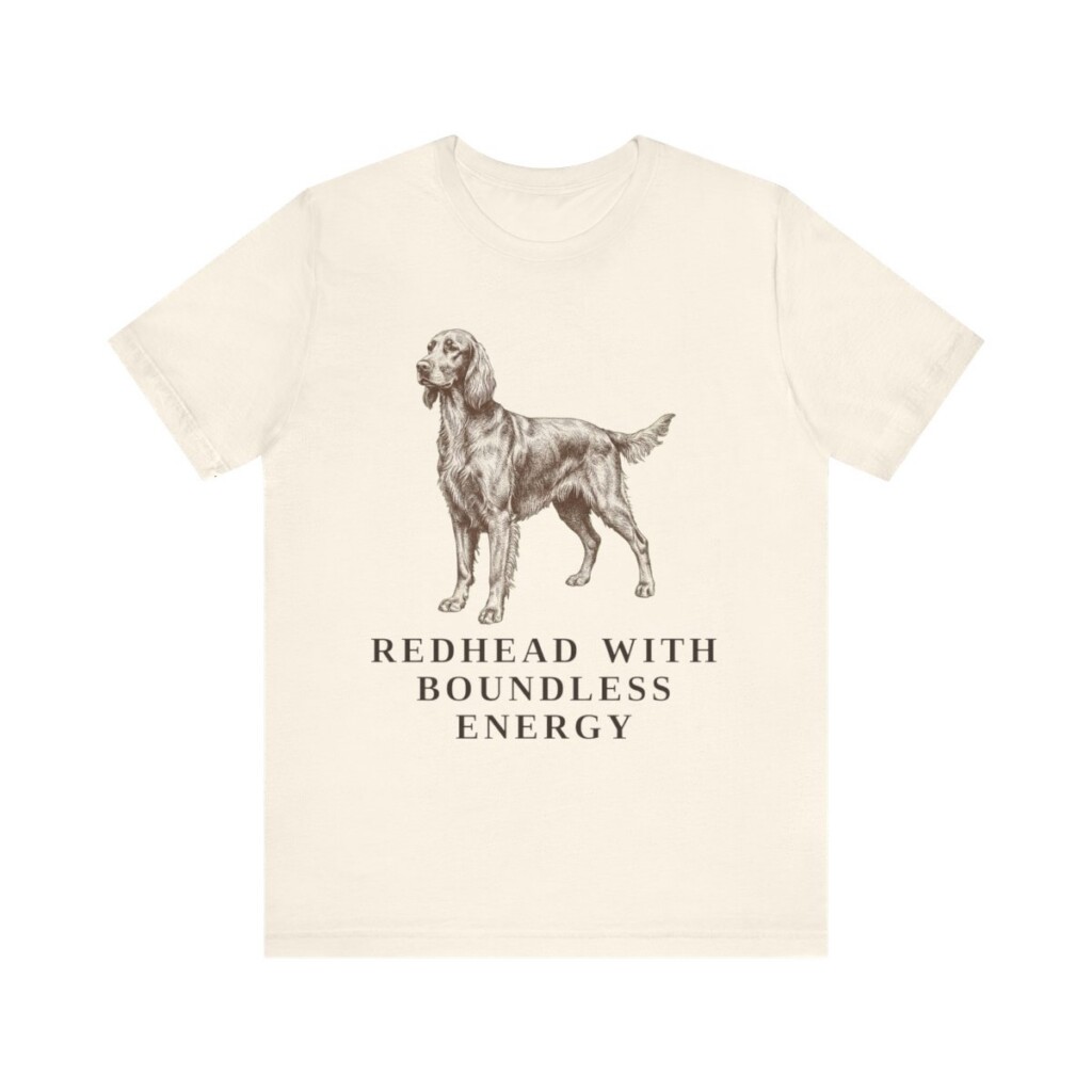 Irish Setter Humor Shirt, Vintage Dog Sketch Tee, Dog Humor Gift Irish Setter Humor Shirt, Vintage Dog Sketch Tee, Dog Humor Gift