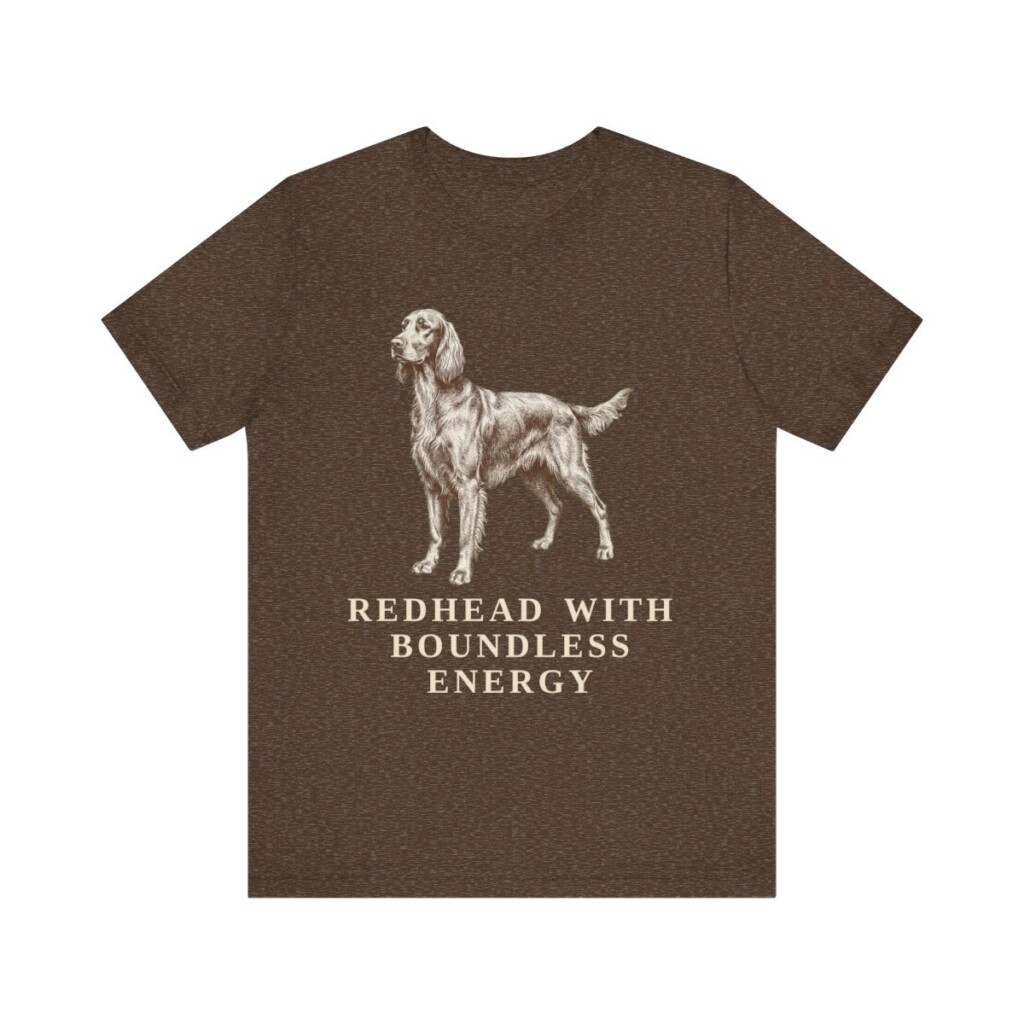 Irish Setter Humor Shirt, Vintage Dog Sketch Tee, Dog Humor Gift Irish Setter Humor Shirt, Vintage Dog Sketch Tee, Dog Humor Gift