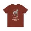 Irish Terrier Dad Shirt, Vintage Dog Sketch Tee, Dog Dad Gift Irish Terrier Dad Shirt, Vintage Dog Sketch Tee, Dog Dad Gift