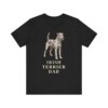 Irish Terrier Dad Shirt, Vintage Dog Sketch Tee, Dog Dad Gift Irish Terrier Dad Shirt, Vintage Dog Sketch Tee, Dog Dad Gift