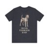 Irish Terrier Dad Shirt, Vintage Dog Sketch Tee, Dog Dad Gift Irish Terrier Dad Shirt, Vintage Dog Sketch Tee, Dog Dad Gift