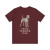 Irish Terrier Dad Shirt, Vintage Dog Sketch Tee, Dog Dad Gift Irish Terrier Dad Shirt, Vintage Dog Sketch Tee, Dog Dad Gift