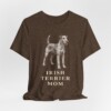 Irish Terrier Mom Shirt, Vintage Dog Sketch Tee, Dog Mom Gift