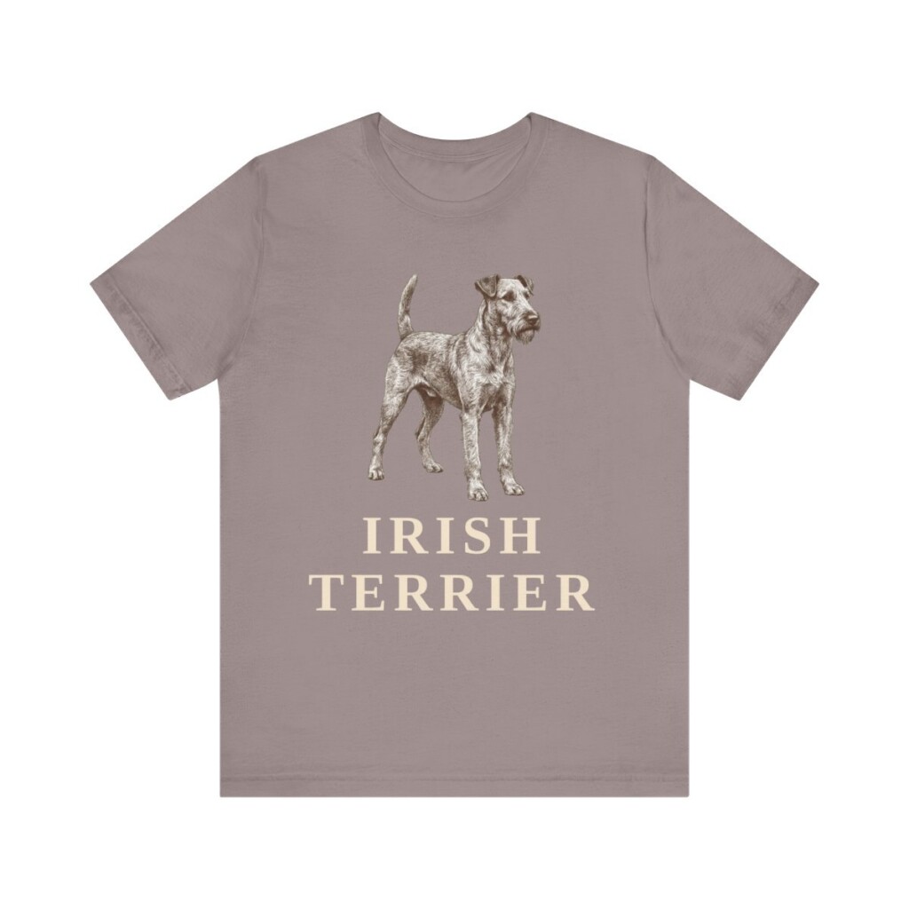 Irish Terrier Lover Shirt, Vintage Dog Sketch Tee, Dog Lover Gift Irish Terrier Lover Shirt, Vintage Dog Sketch Tee, Dog Lover Gift