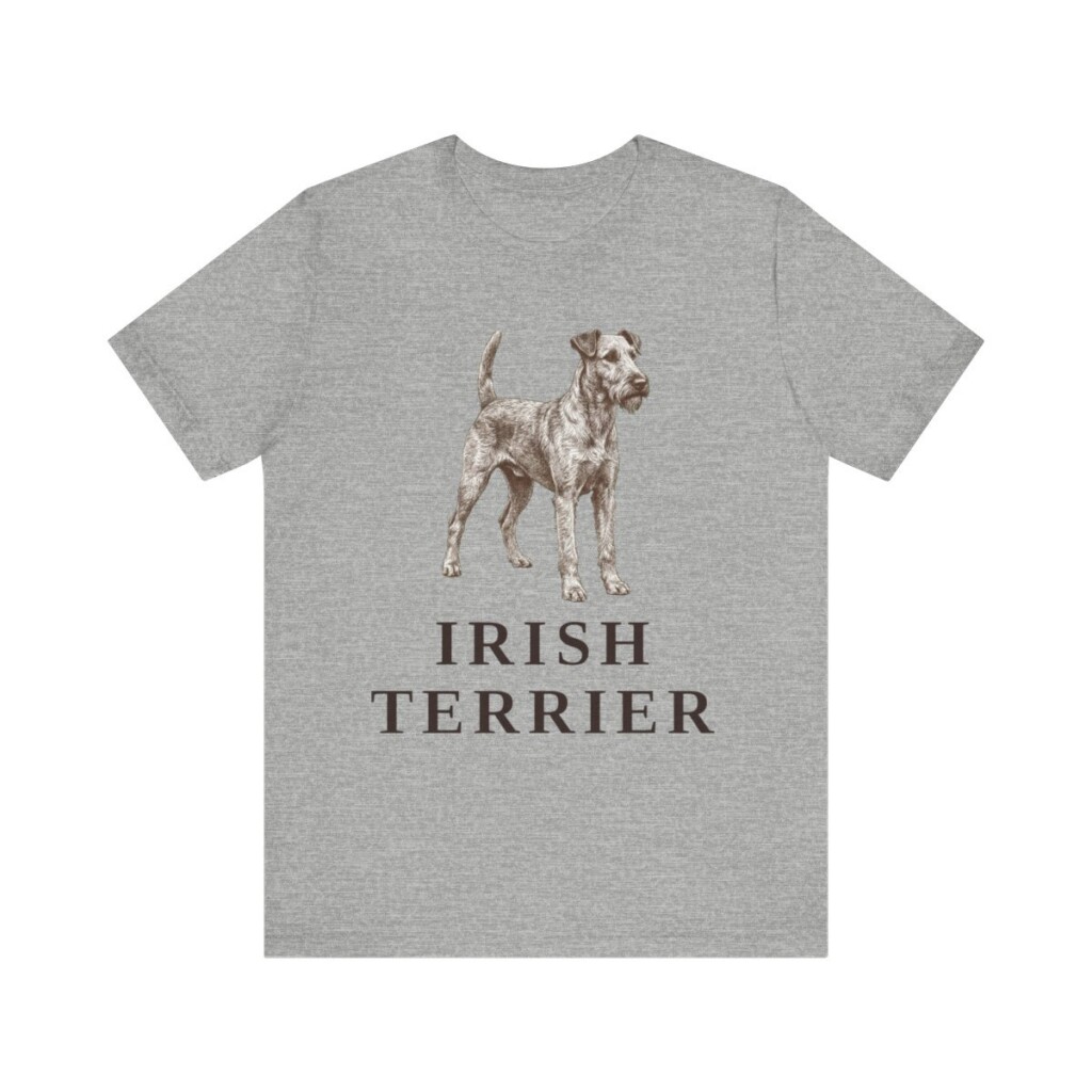 Irish Terrier Lover Shirt, Vintage Dog Sketch Tee, Dog Lover Gift Irish Terrier Lover Shirt, Vintage Dog Sketch Tee, Dog Lover Gift