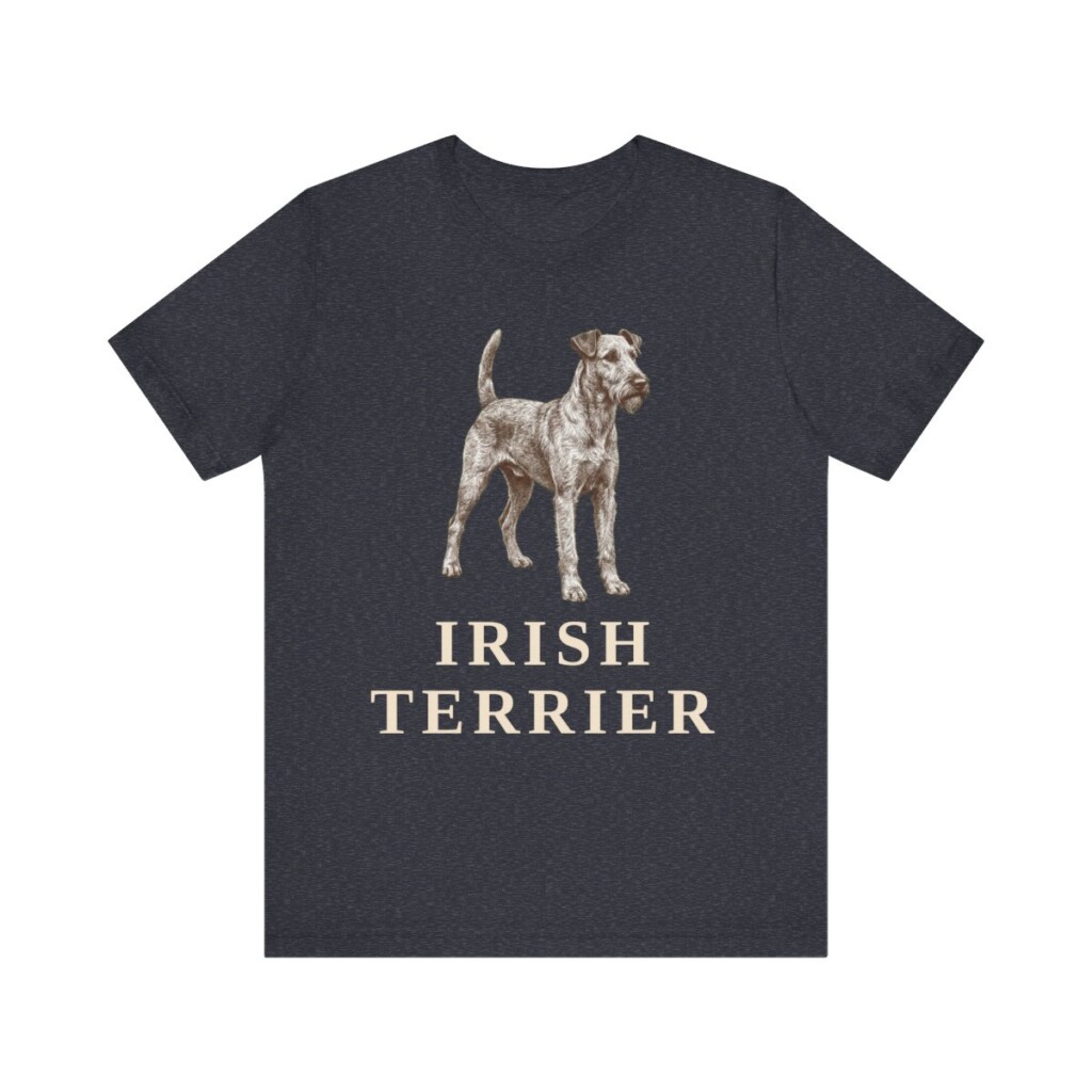 Irish Terrier Lover Shirt, Vintage Dog Sketch Tee, Dog Lover Gift Irish Terrier Lover Shirt, Vintage Dog Sketch Tee, Dog Lover Gift
