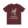 Irish Terrier Lover Shirt, Vintage Dog Sketch Tee, Dog Lover Gift Irish Terrier Lover Shirt, Vintage Dog Sketch Tee, Dog Lover Gift