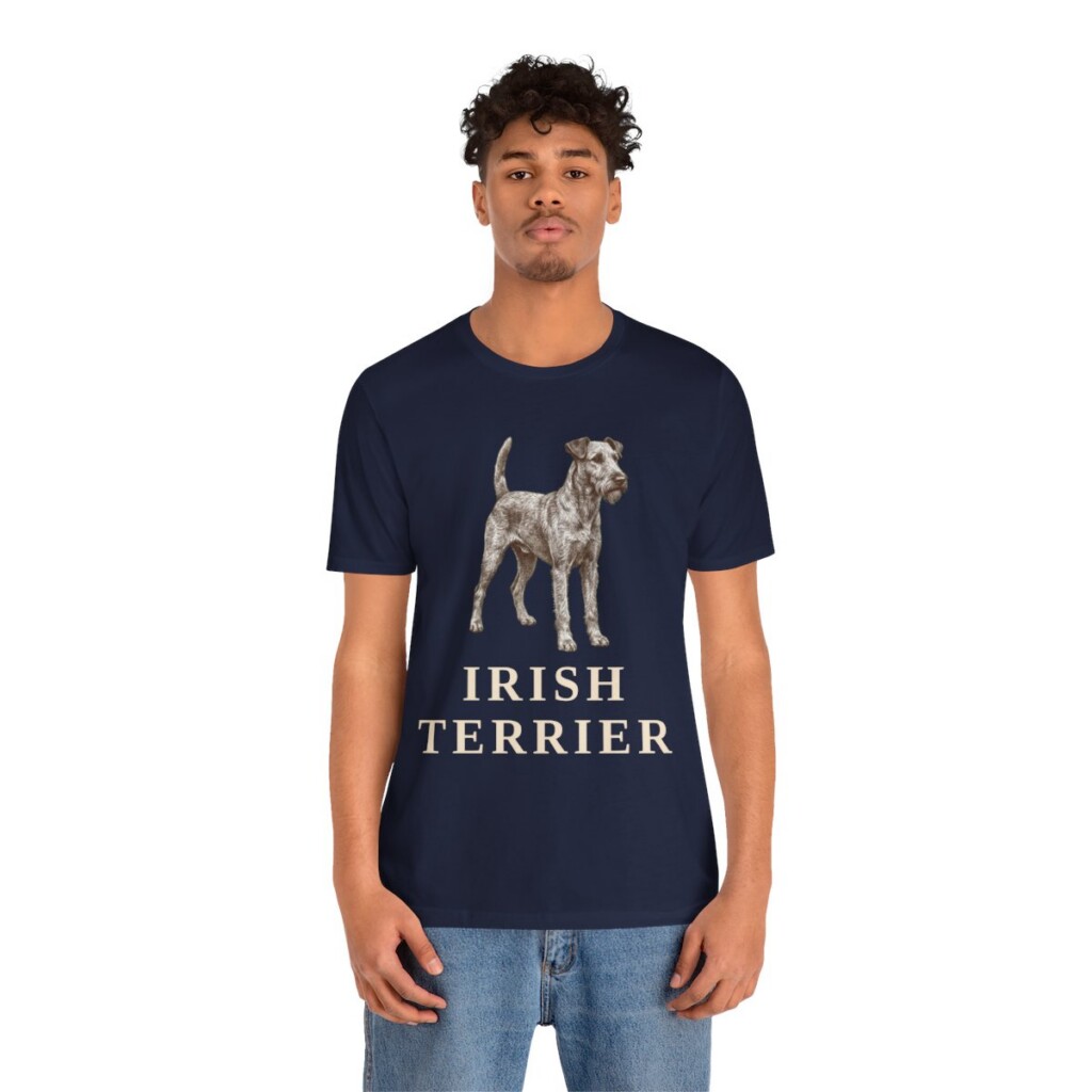 Irish Terrier Lover Shirt, Vintage Dog Sketch Tee, Dog Lover Gift Irish Terrier Lover Shirt, Vintage Dog Sketch Tee, Dog Lover Gift