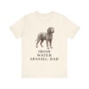 Irish Water Spaniel Dad Shirt, Vintage Dog Sketch Tee, Dog Dad Gift