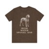 Irish Water Spaniel Dad Shirt, Vintage Dog Sketch Tee, Dog Dad Gift
