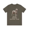 Irish Water Spaniel Dad Shirt, Vintage Dog Sketch Tee, Dog Dad Gift