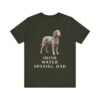 Irish Water Spaniel Dad Shirt, Vintage Dog Sketch Tee, Dog Dad Gift