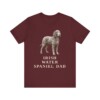 Irish Water Spaniel Dad Shirt, Vintage Dog Sketch Tee, Dog Dad Gift