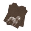 Irish Water Spaniel Dad Shirt, Vintage Dog Sketch Tee, Dog Dad Gift