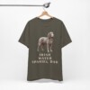 Irish Water Spaniel Dad Shirt, Vintage Dog Sketch Tee, Dog Dad Gift