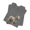 Irish Water Spaniel Lover Shirt, Vintage Dog Sketch Tee, Dog Lover Gift