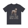 Irish Water Spaniel Humor Shirt, Vintage Dog Sketch Tee, Dog Humor Gift