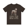 Irish Water Spaniel Humor Shirt, Vintage Dog Sketch Tee, Dog Humor Gift