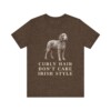 Irish Water Spaniel Humor Shirt, Vintage Dog Sketch Tee, Dog Humor Gift