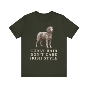 Irish Water Spaniel Humor Shirt, Vintage Dog Sketch Tee, Dog Humor Gift