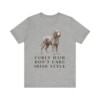 Irish Water Spaniel Humor Shirt, Vintage Dog Sketch Tee, Dog Humor Gift