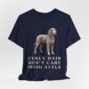 Irish Water Spaniel Humor Shirt, Vintage Dog Sketch Tee, Dog Humor Gift