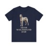 Irish Wolfhound Dad Shirt, Vintage Dog Sketch Tee, Dog Dad Gift Irish Wolfhound Dad Shirt, Vintage Dog Sketch Tee, Dog Dad Gift