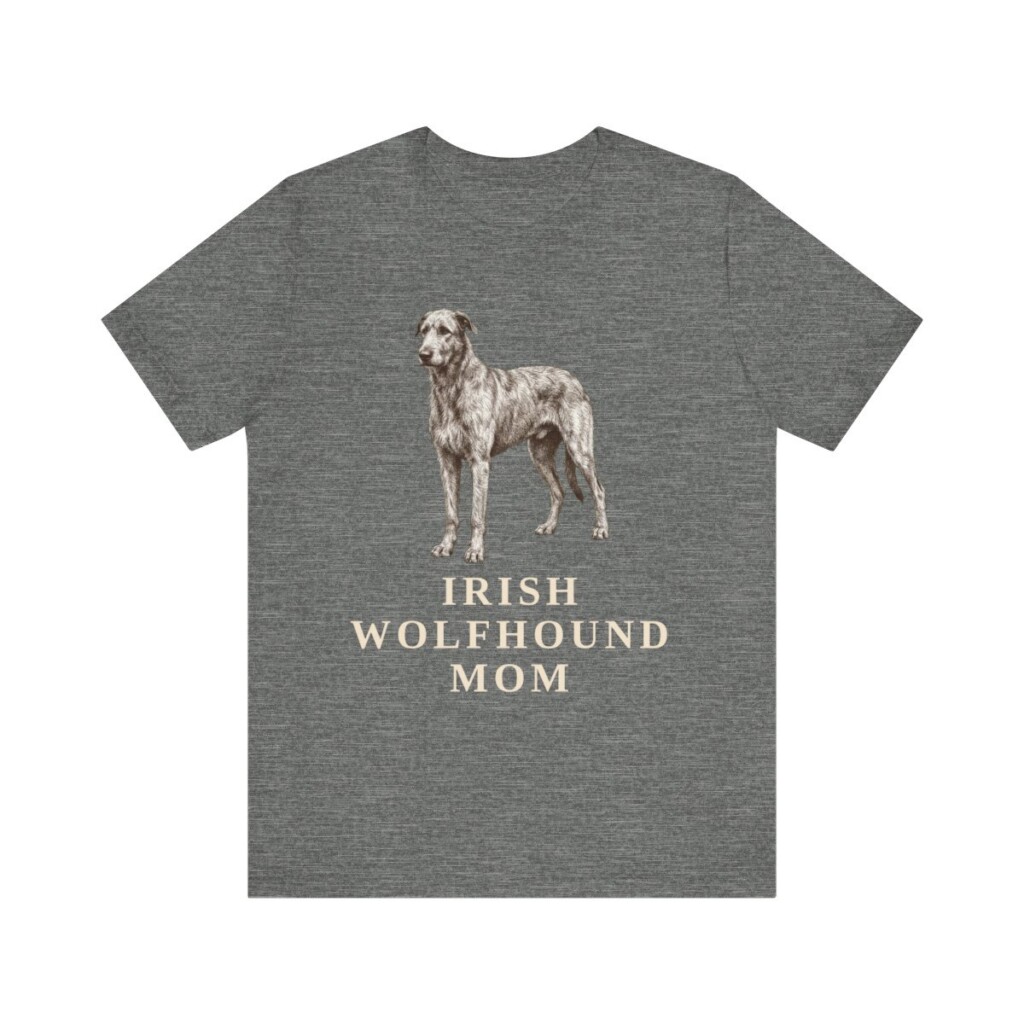 Irish Wolfhound Mom Shirt, Vintage Dog Sketch Tee, Dog Mom Gift Irish Wolfhound Mom Shirt, Vintage Dog Sketch Tee, Dog Mom Gift
