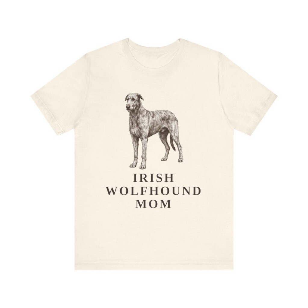 Irish Wolfhound Mom Shirt, Vintage Dog Sketch Tee, Dog Mom Gift Irish Wolfhound Mom Shirt, Vintage Dog Sketch Tee, Dog Mom Gift